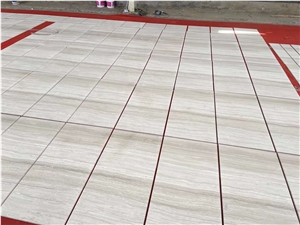 White Wood Grain Marble Slabs White Oak Wood Marble Tiles