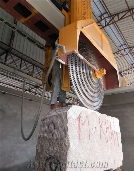 High Efficiency Multi-Blade Granite Stone Block Cutting Machine