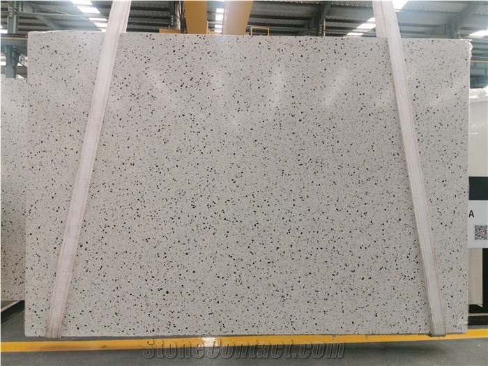 Polished Surface Terrazzo Slab For Walling