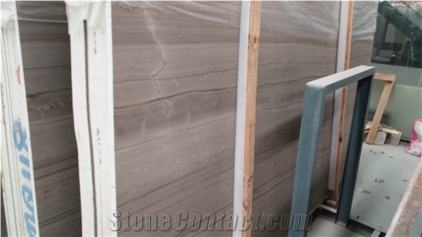 Athen Grey Wood Vein Marble Wall Cladding Tile Floor Tile