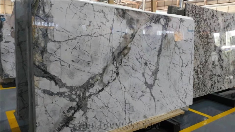 Beautiful Design Brazil Invisible Grey Marble Walling Slabs