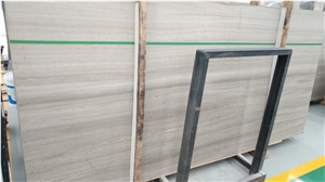 China Perlino Bianco Marble White Wooden Marble Floor Tile