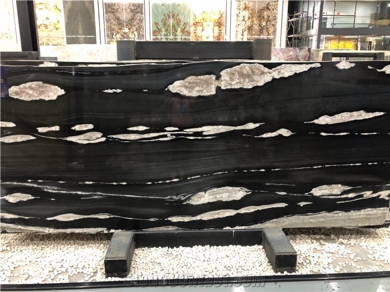 China Titanium Granite Black Bathroom Countertops Tiles