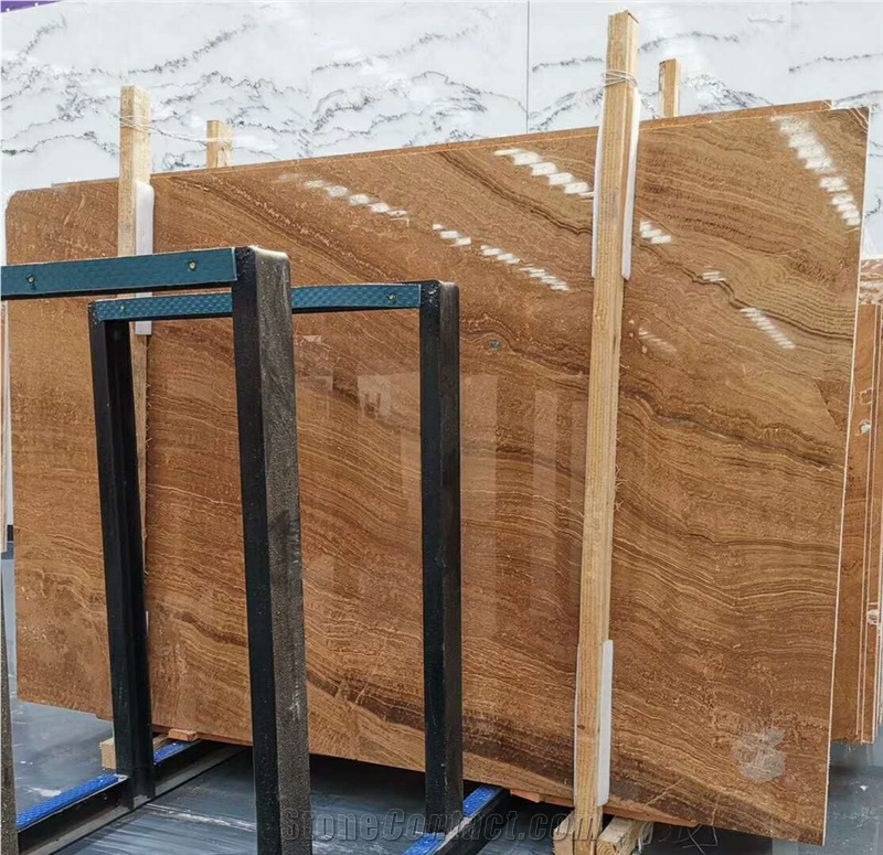 Chinese Imperial Wood Vein Marble Slab For Walling &Flooring
