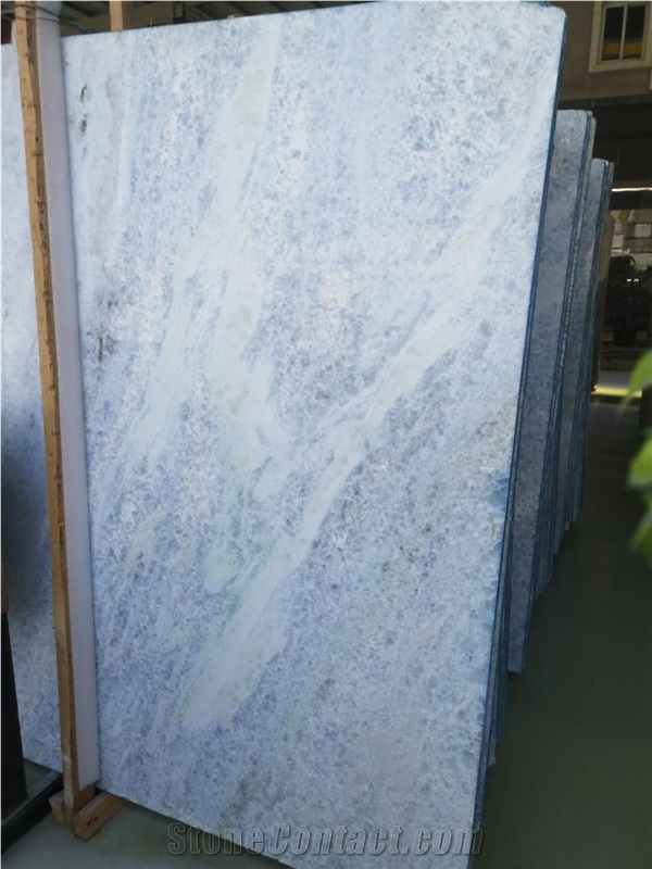 Elegant Brazil Blue Iceberg Marble Ice Blue Marble Slab&Tile
