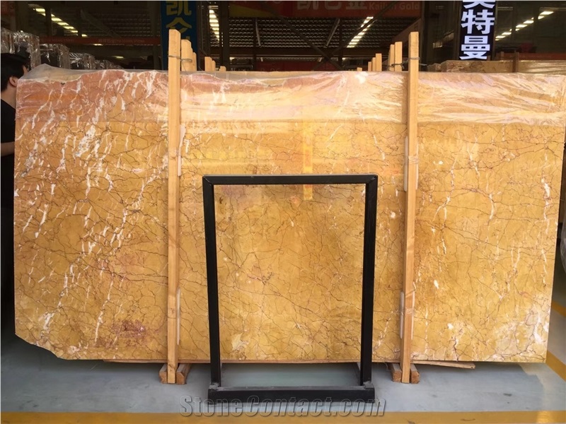 Luxury China Karen Gold Marble Golden Floor& Wall Tile