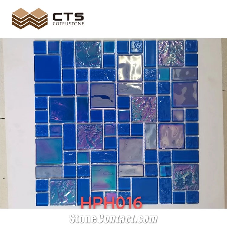 Glass Mosaic In Stock Unique Style Mixed Color Ready To Ship