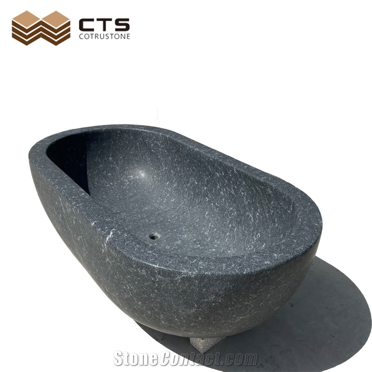 Bathtub Fancy Style Custom Size Natural Stone Hand Carved