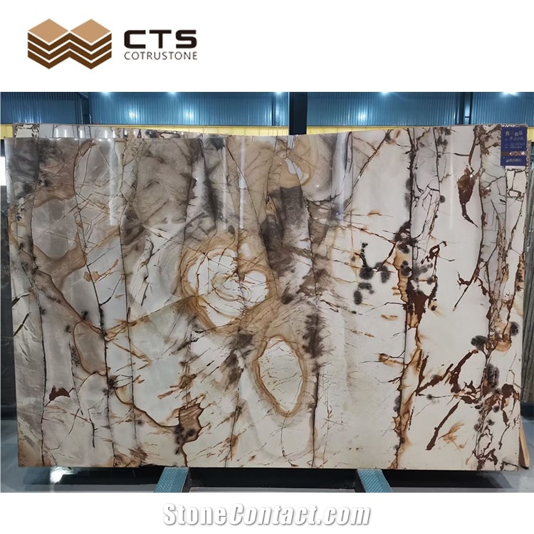 Roman Impression Quartzite TV Wall Luxury Style Select Type