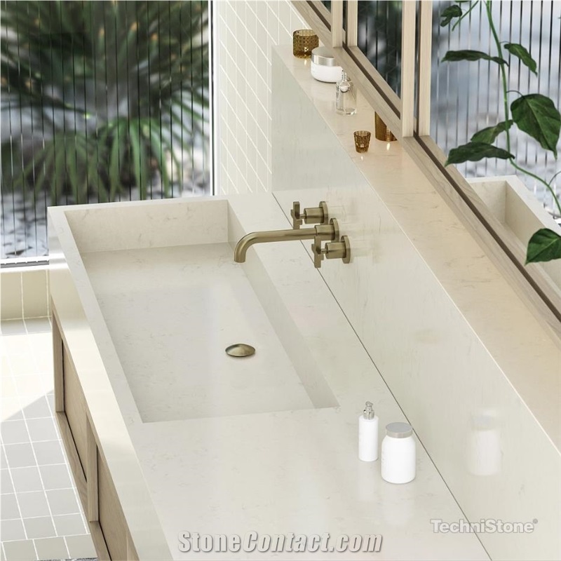 Noble Villa Quartz Bathroom Top And Farm Sink