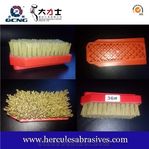 Ficket Diamond Brush For Granite Leather Surface