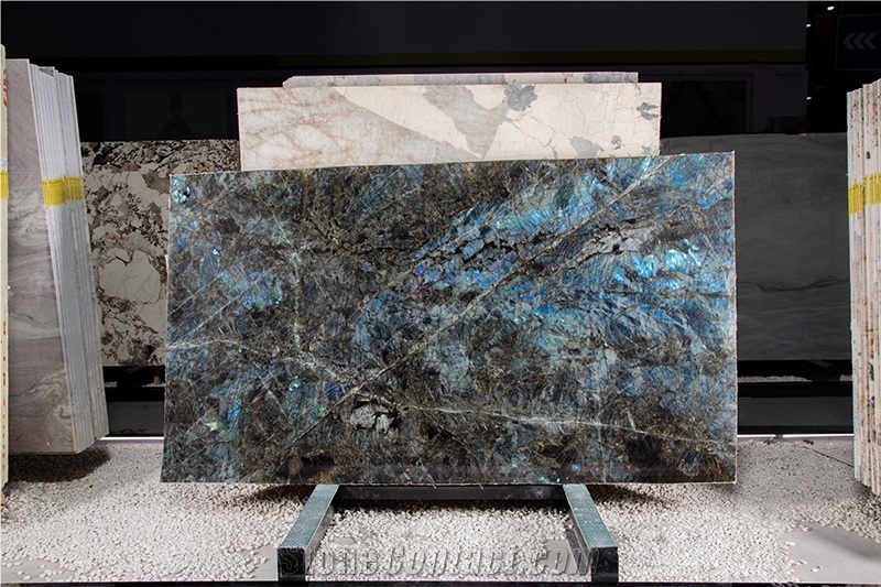 GOLDTOP OEM/ODM Polished  Blue Labradorite Granite Slaps