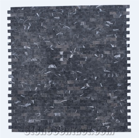 Black Marble Splitface Mosaic