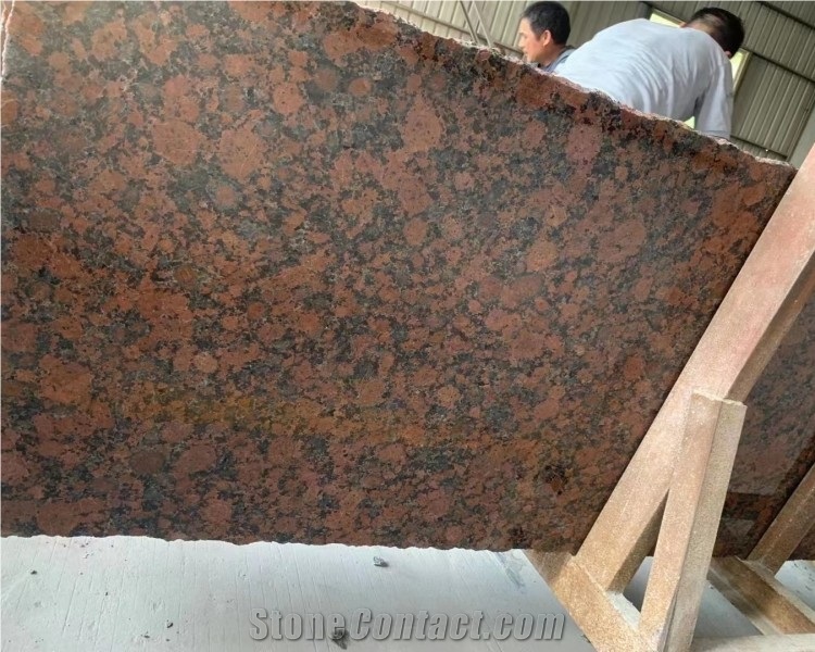 Imported Finland Ruby Carmen Red Granite Slab Tiles