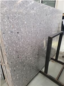 Hot Grey Terrazzo Slab