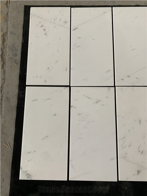 Atlantic White Marble Tiles  12''X24''