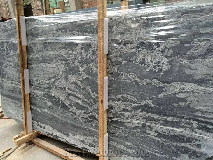 Chinese Silver Waves Marble, Silver Wave Grey Marble