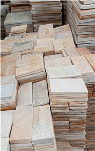 Yellow Bamboo Quartzite, Multicolor Quartzite Tiles