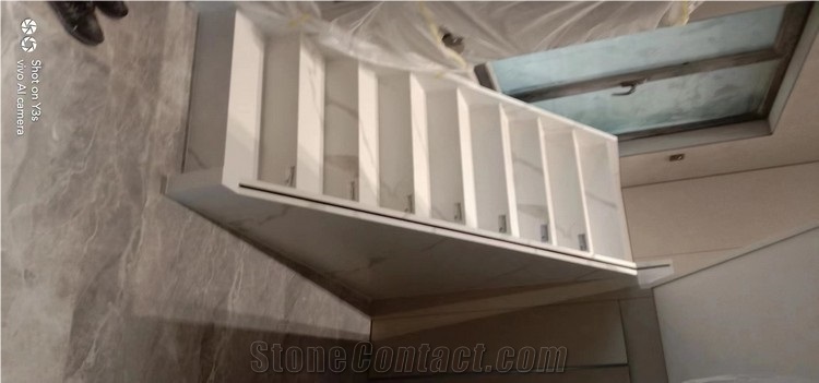 Sintered Stone Staircase Steps