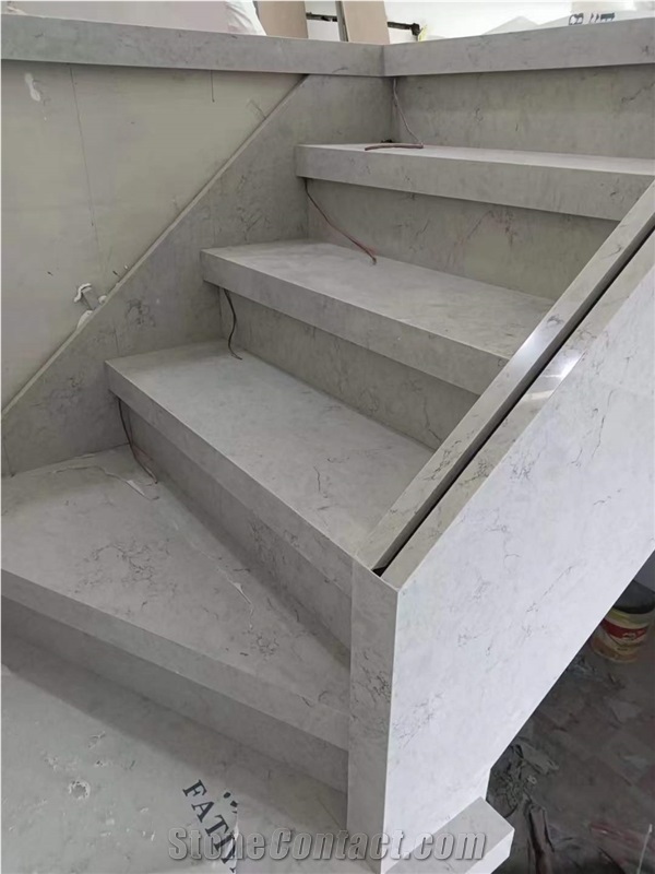 Artificial Grey Marble Stairs