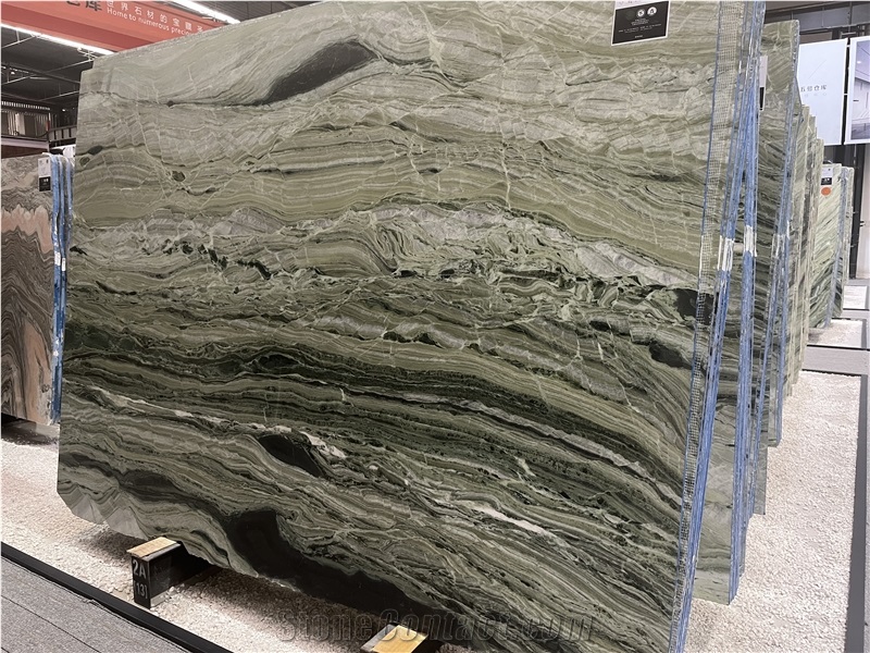 Emerald Cold Jade Marble For Wall Covering