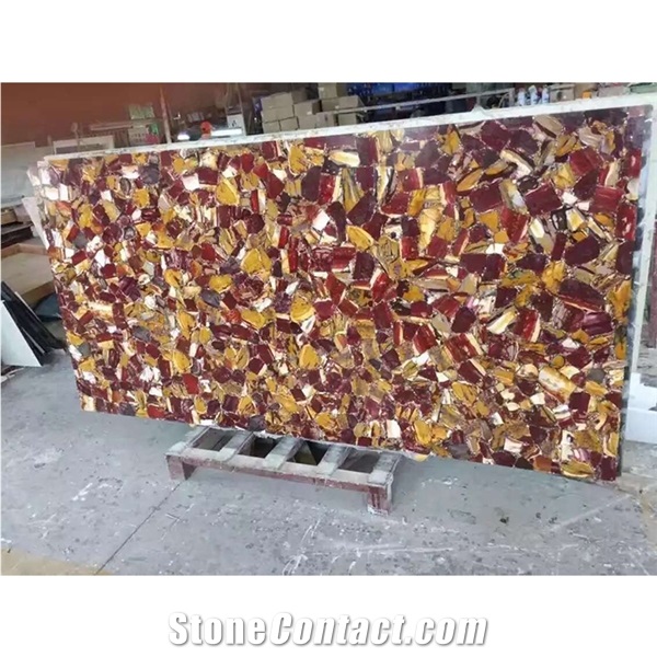 Hot Sale Natural Luxury Agate Stone Slab Tile