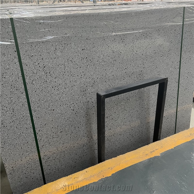 Wholesale Cheap Price Grey Terrazzo Slabs For Interior Wall