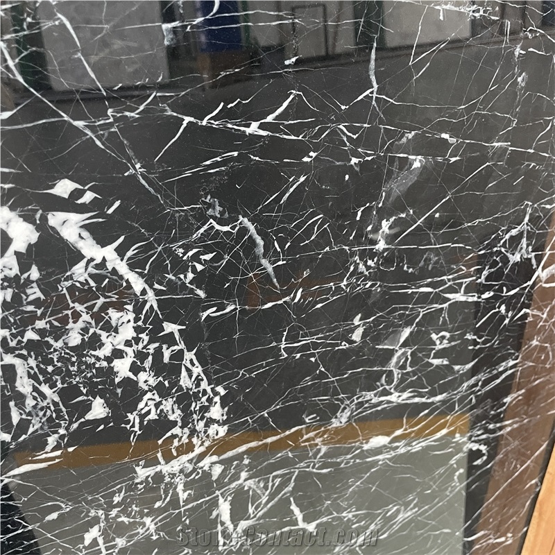 China Factory Price  Hot Selling Nero Marquina Marble Slabs