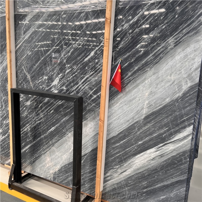 Good Price Florence Grey Marble Slab For Interior Wall Decor