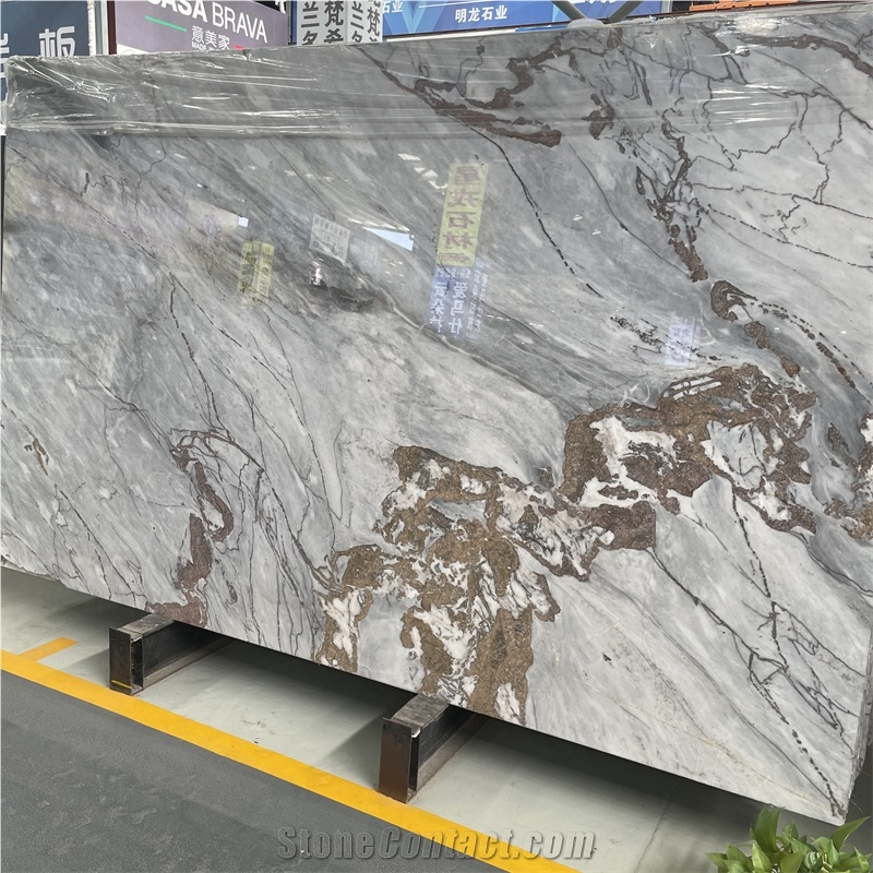 Luxury New Design Givenchy Blue Marble Slab For Wall Design
