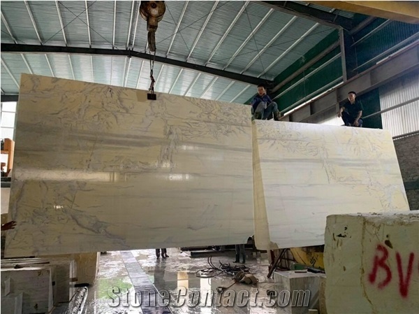 Wholesales Light Yellow Marble Stone From Vietnam