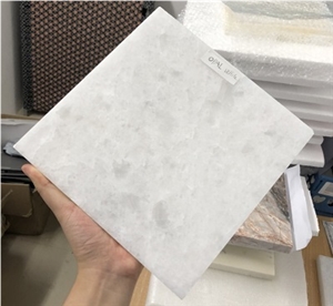 High Quality Opal White Marble Slab
