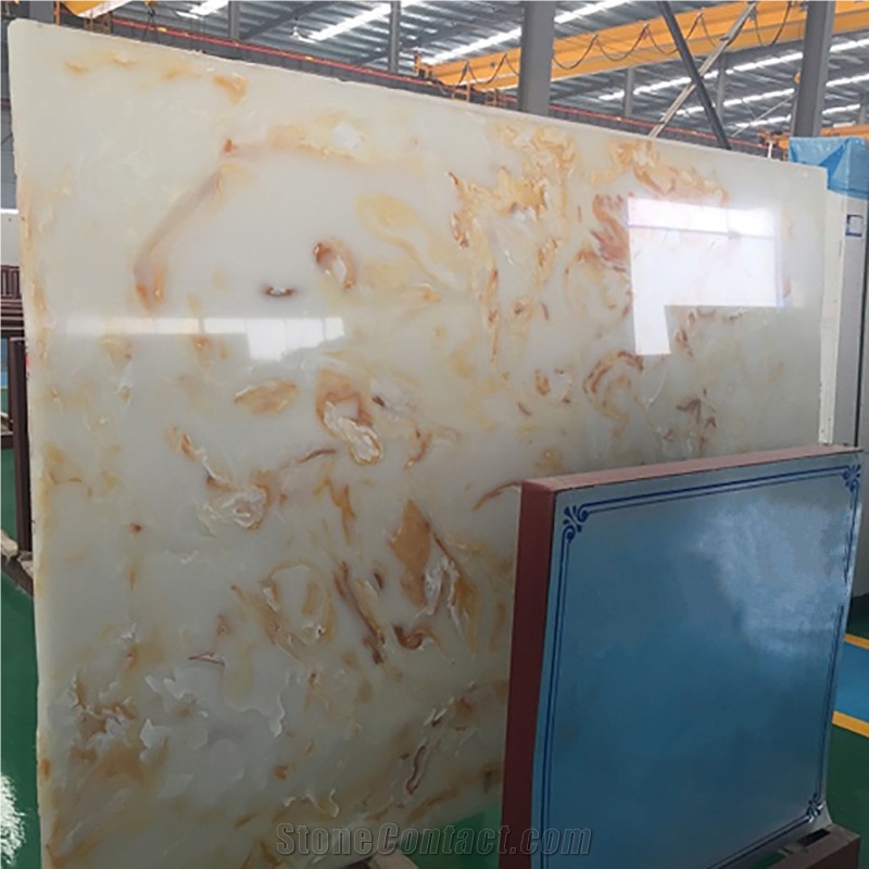Honed Surface Best Quality Artificial Marble Slabs