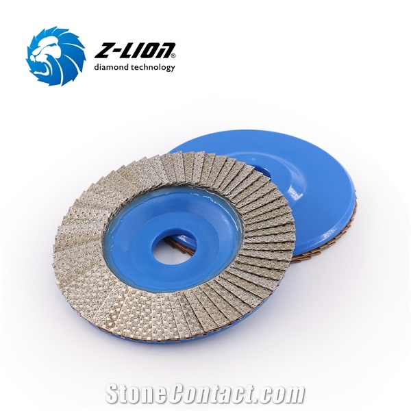 Z-LION Semirigid Electroplated Diamond Flap Discs