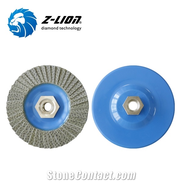 Z-LION Plastic Backing Diamond Flap Disc Grinding Wheels