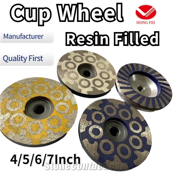 Resin Filled Cup Wheel 4/5/6''
