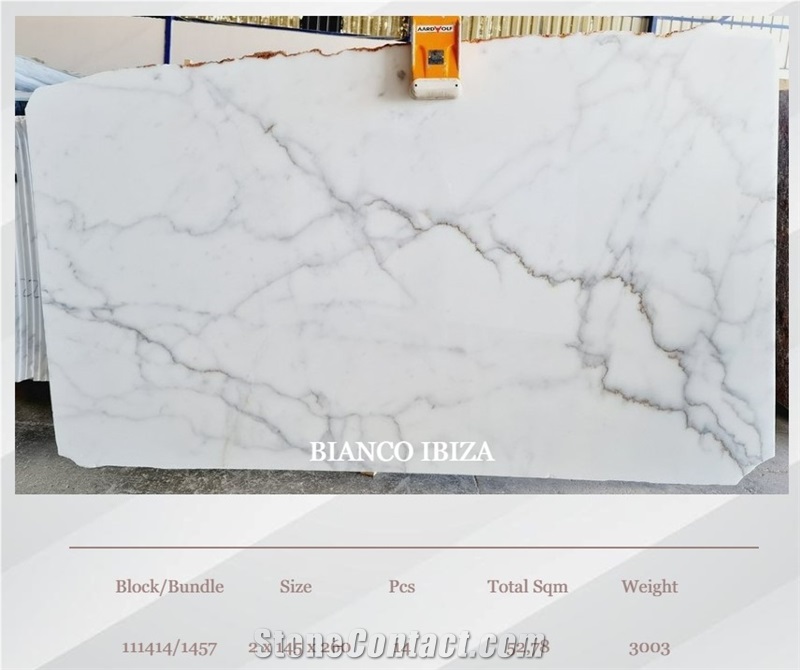 Bianco Ibiza Marble Slabs 2