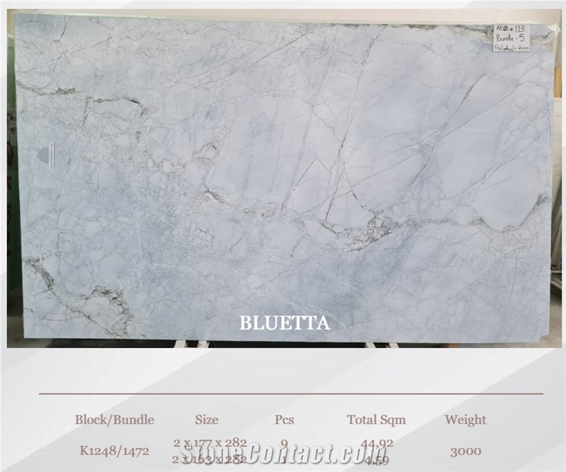 Bluetta Marble Slabs