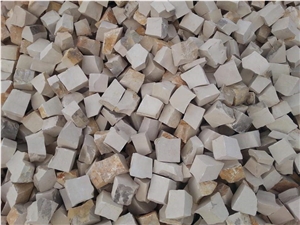 Portuguese Limestone Cobblestone, Pavers, Cubestone