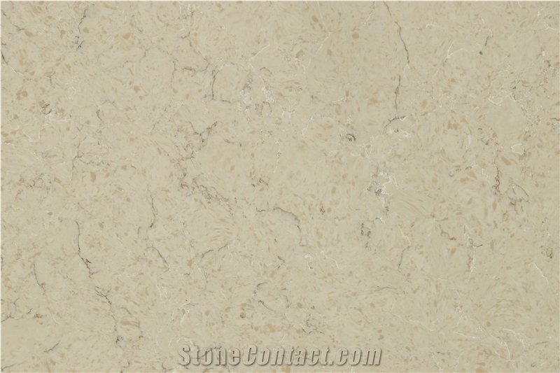 Beige Quartz Stone Tiles Sg170119-1