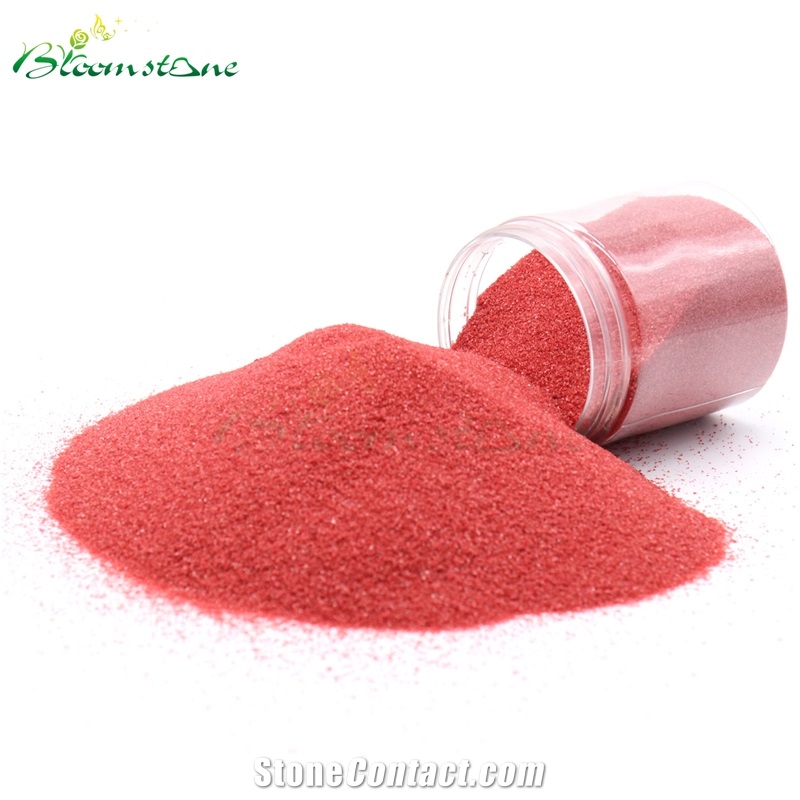 Deyed Sand Red Colored Sand
