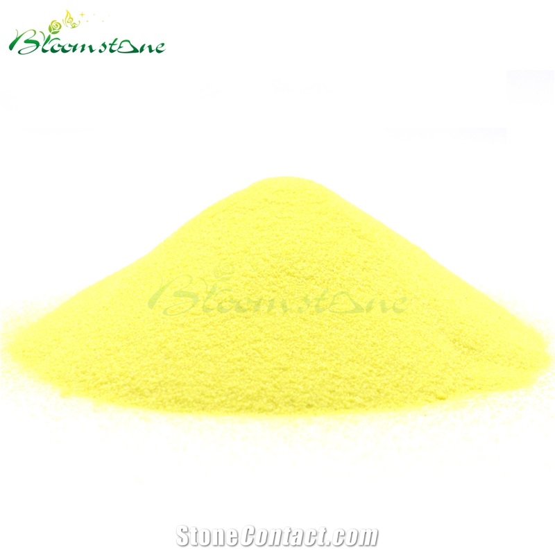 Dyed Sand Yellow Colored Sand For Garden Decoration