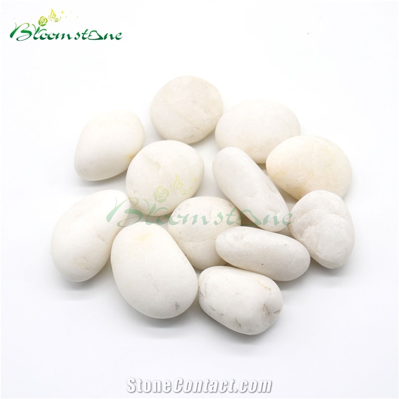 Natural Stone Washed Red Pebble Rive Stone For Landscape