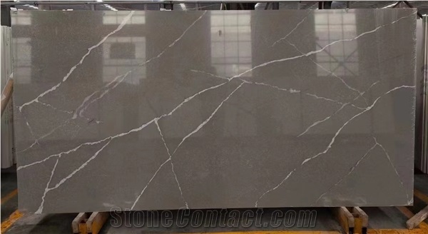 AMQ-3046 Quartz Slabs & Tiles,Artificial Stone,Brown Quartz