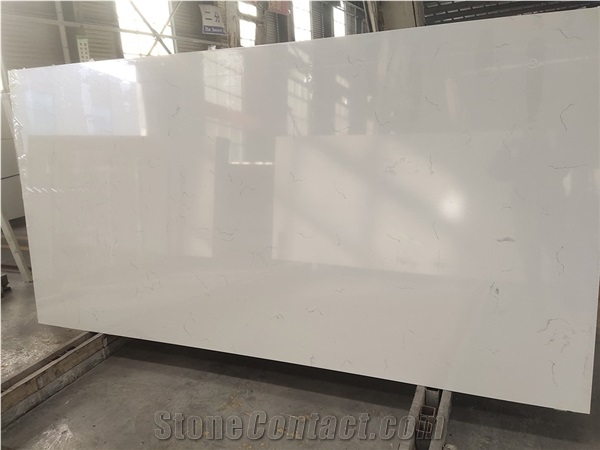 AMQ-5141 Carrara Quartz,Artificial Stone,Calacatta White