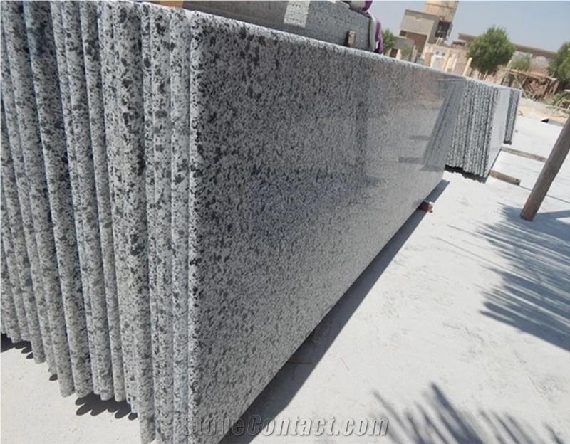 Bianco Halayeb Granite Slabs, Tiles
