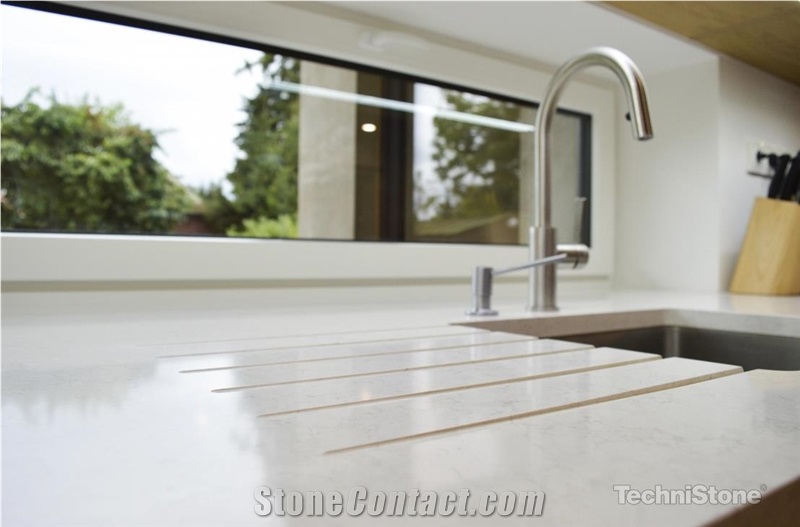 Noble Arco Quartz Private Residence Kitchen Countertops
