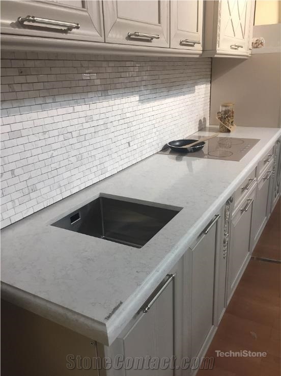 Noble Arco Quartz Private Residence Kitchen Countertops