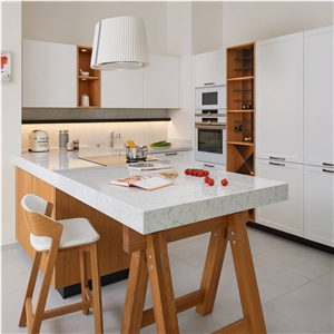 Noble Carrara Quartz Kitchen Countertops