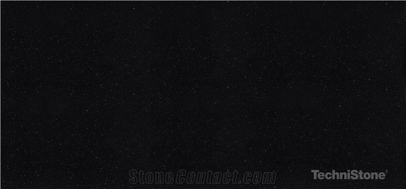 Starlight Black Quartz Slabs, Tiles
